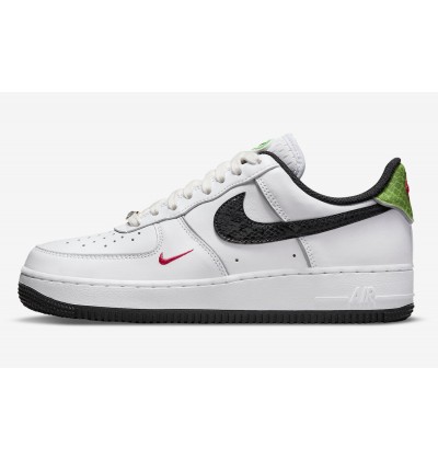 Nike Air Force 1 Low '07 Just Do It Snakeskin White Black