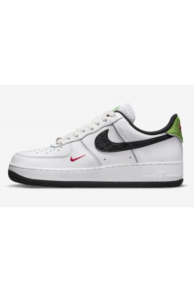 Nike Air Force 1 Low '07 Just Do It Snakeskin White Black