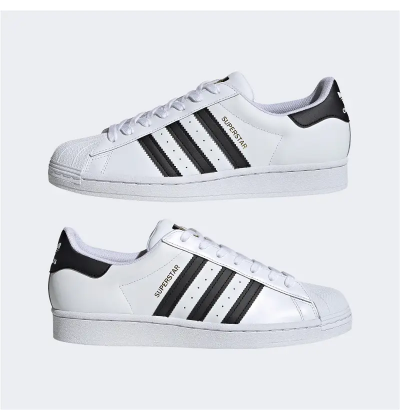 adidas Superstar Unisex Beyaz Siyah Sneaker