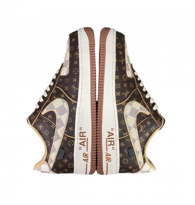 Nike Air Force 1 Louis Vuitton Monogram Brown