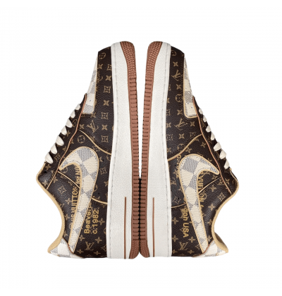 Nike Air Force 1 Louis Vuitton Monogram Brown