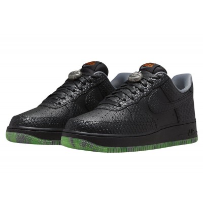 Nike Air Force 1 Low Halloween 2023 Black Gray Orange